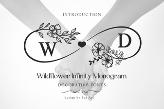Monogram Font Ideas for Modern Craft Projects